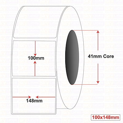 Plain Labels 100MM X 148MM