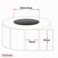 Plain Labels 13MM X 51MM Plain Labels 13MM X 51MM