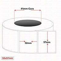 Plain Labels 32MM X 57MM Plain Labels 32MM X 57MM
