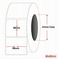 Plain Labels 60MM X 90MM