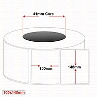 Plain Labels 100MM X 148MM