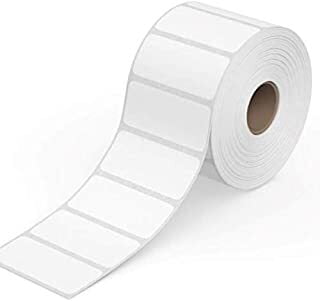 13MM x 19mm White - Direct Thermal Labels - 1" Core